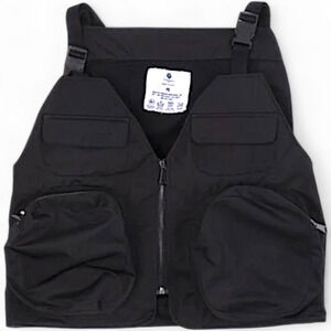 Sacer Scarabaeus Black Tactical Utility Vest Techwear Multi Pocket NWT M